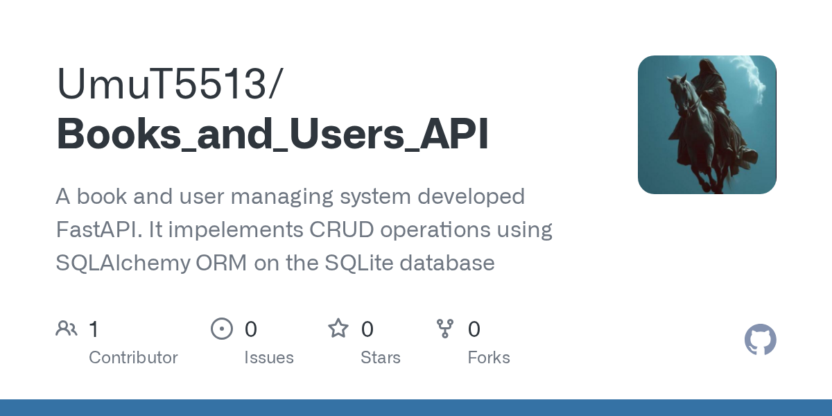 Books and Users API